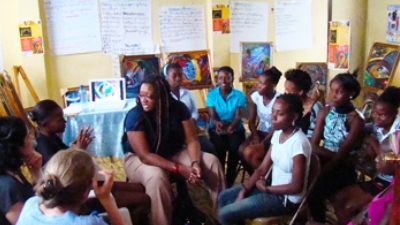 filles à Haïti